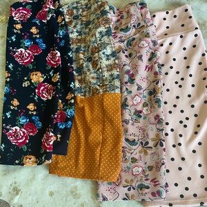 LLR Cassie Skirt Bundle set EUC SZ L